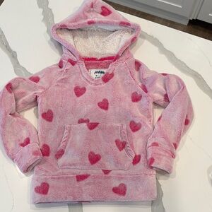 Cat & Jack Pink Heart Kids Hoodie 4